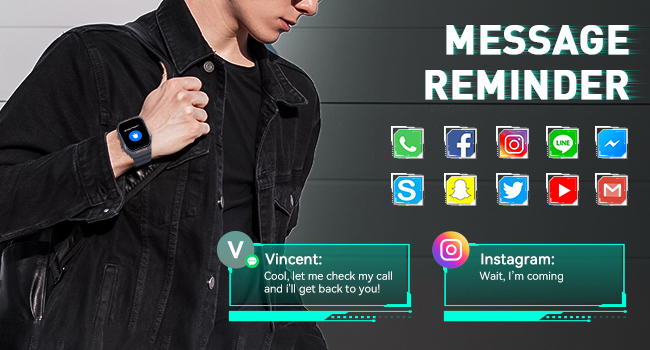 Military Smart Watches for Men Built-in GPS