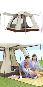 Amazon.co.jp: CAMEL CROWN テント ワンタッチ 5-6人用