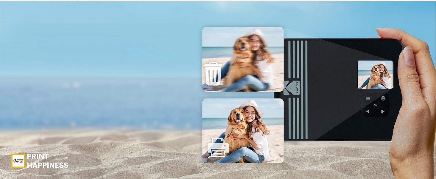 KODAK Mini Shot 3 Retro 4PASS 2in1 Instant Digital