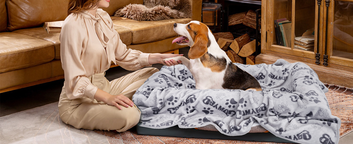 dog blankets for large dogs 3 pack