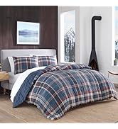 Eddie Bauer - Queen Comforter Set, Reversible Down Alt Bedding with Matching Shams, Home Decor fo...