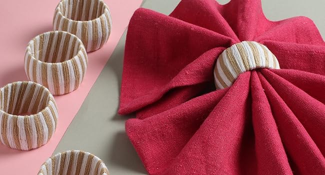 napkin ring, napkin ring set of 12, plastic napkin ring, cotton napkin ring