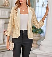 Blazer Lentejuelas para Mujer Chaqueta