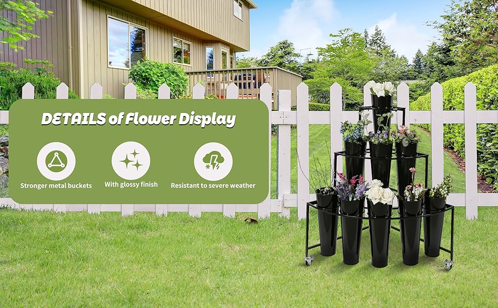 flower holder flower bucket flower bar supplies floral buckets