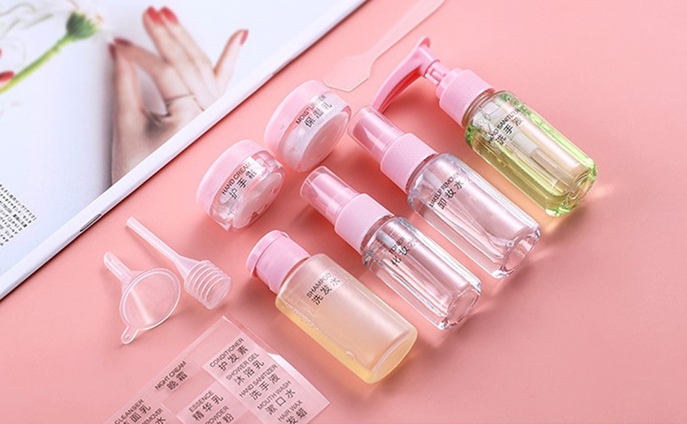 MT Healthy Travel Bottles Kit,Portable Toiletry Containers