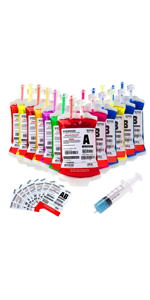 Bloodbags 4 types for drinks Halloween party supplies