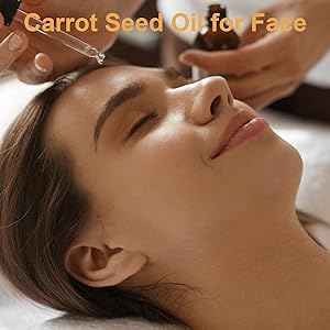 Carrot Seed Oil,Natural Cold Pressed Organic Carrot Oil for Face