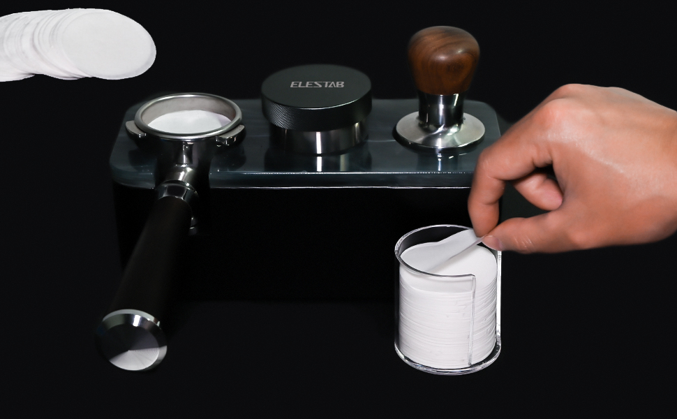 ELESTAB Espresso Paper Filter 58mm, 300pcs Disposable