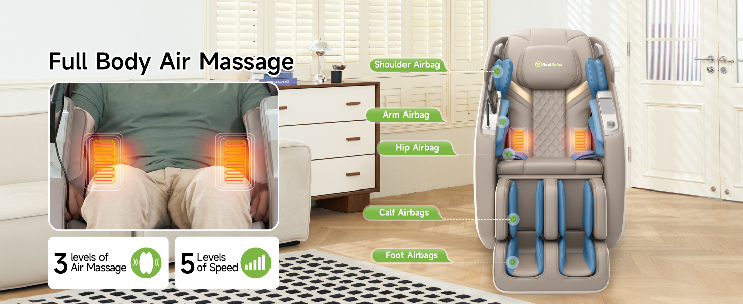 sl track massage chair zero gravity full body