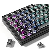 専用 roBa-LP グレー Amazon.com: dagaladoo PBT Keycaps,Grey/Dark Blue keycaps 60