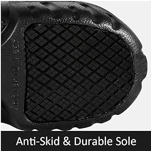 Chef Shoes for Men - Non Slip Oil Resistant Waterproof Safety Work Shoes Comfortable Nursing Nurse S