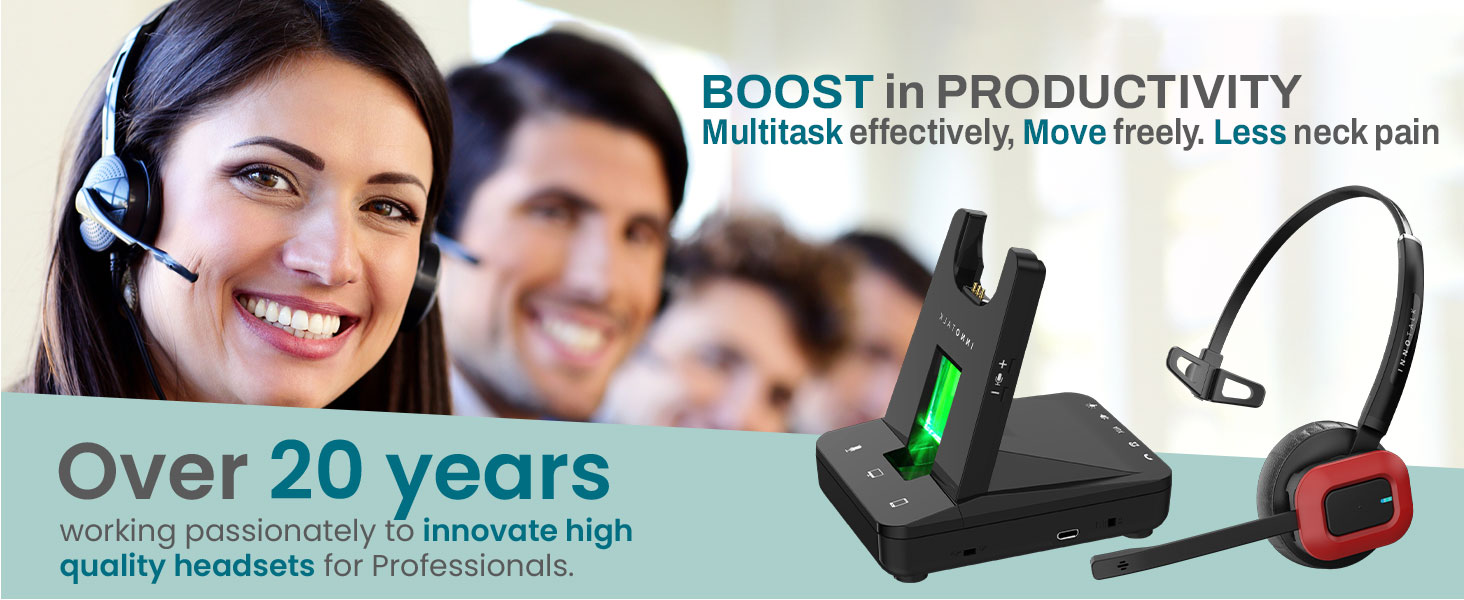 INNOTALK Poly Wireless Headset