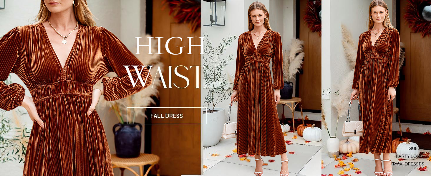 Velvet high waist Dress