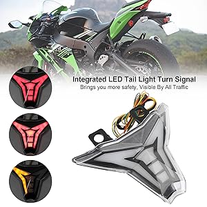 Amazon.com: Areyourshop Integrated Tail Light Turn Signal