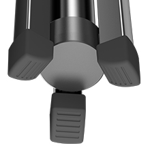 Non-slip rubber foot pad