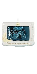 Hallmark Keepsake Sonogram Picture Frame Ornament