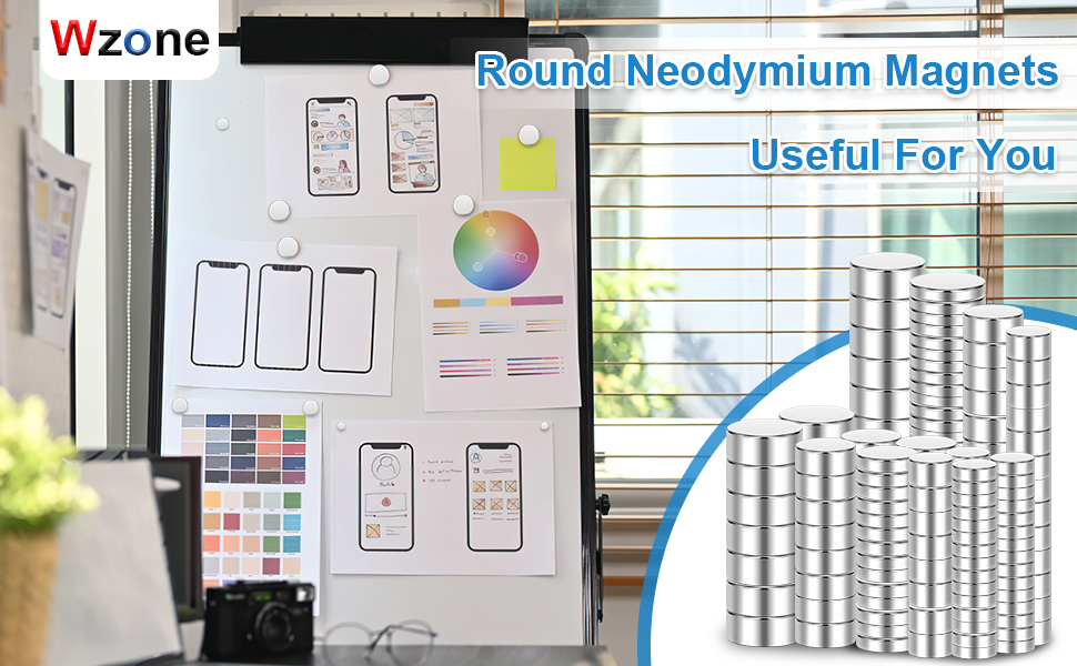 Wzone 40PCS Small for Crafts, 10x3 mm Office Strong