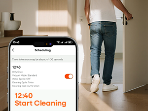 Text reads 'Start Cleaning'. Series of smartphone interface screenshots showing various app screens and settings panels.