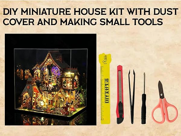 wooden dollhouse