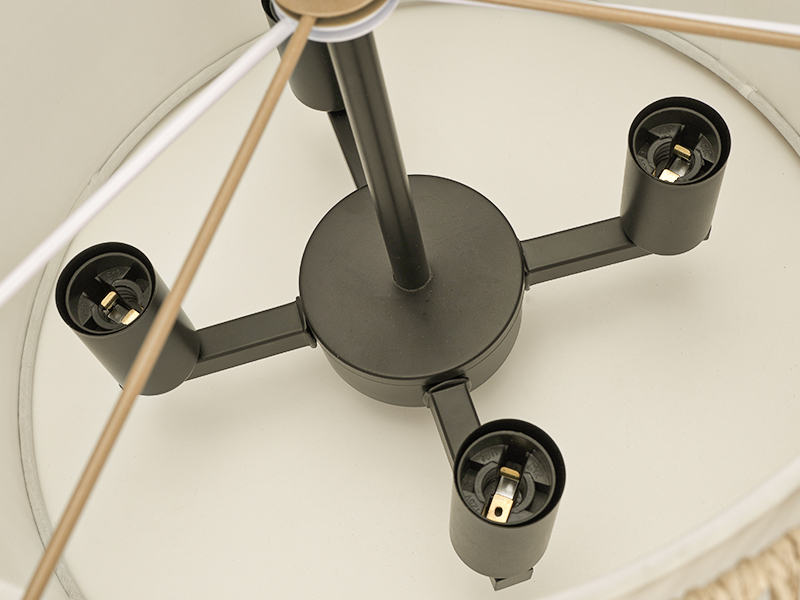rattan chandelier
