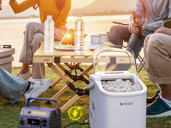 Amazon.co.jp: ecozy 製氷機 家庭用 高速製氷機 最速6分 自動