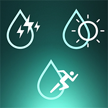 DESIGNED TO RESPOND TO ALL YOUR PERSONAL SWEAT TRIGGERS
