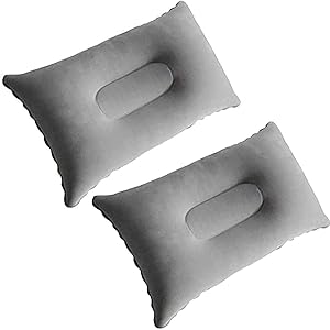 Flocking cloth inflatable pillow