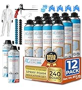 Spray Insulation Jacket & Pants サイズS Amazon.com: Adhesive Guru Spray Foam Insulation Kit (12 x