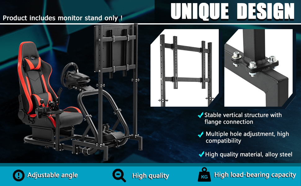 Anman Racing Pro Visualizer Display Stand, Supports 24 to 60 inch Screen Display Stands