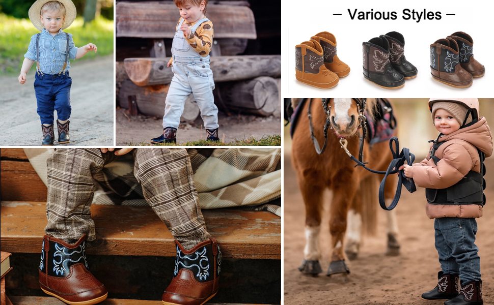 baby boots cowboy