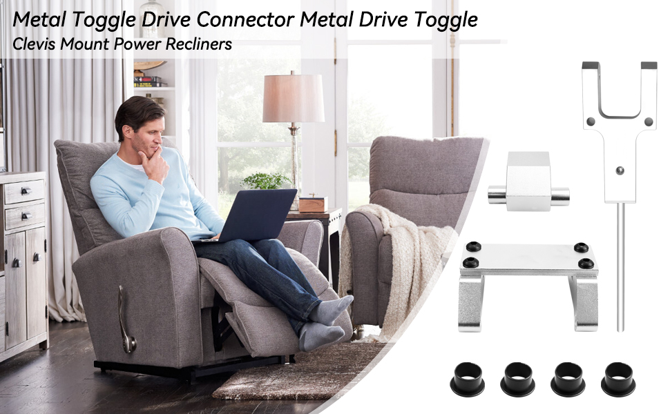 NTSUMI Metal Toggle Drive Connector and Drive Toggle and Clevis Mount Power