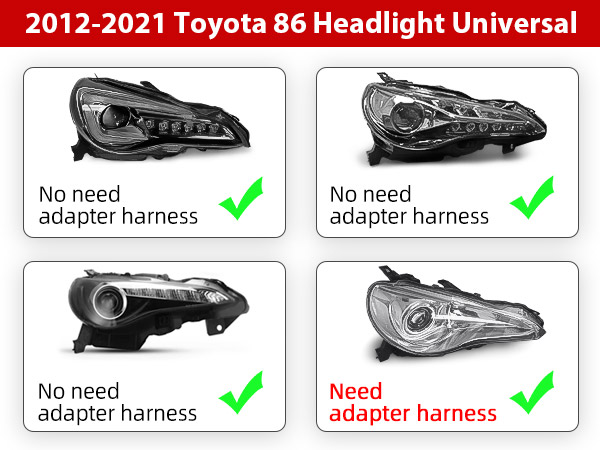 Amazon.com: Huray Headlight Assembly for Toyota 86 2012-2021