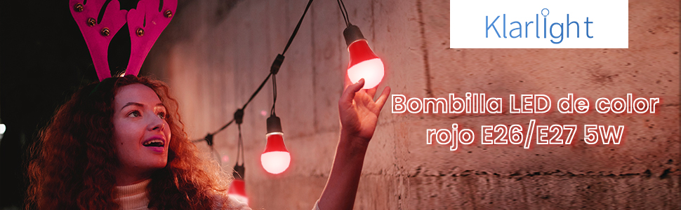 E26/E27 foglalattal, 5 W névleges teljesítményű, meleg környezetben világítva ábrázolva