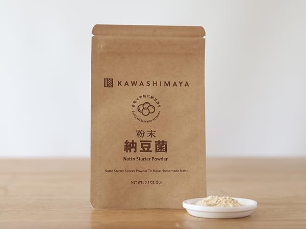Amazon.com: KAWASHIMAYA 納豆起動孢子粉0.3 盎司(10 克) 可彌補