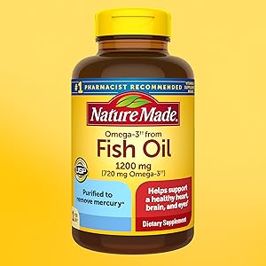 Photo of the Nature Made one per day fish oil 1200 mg softgels bottle