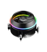 Vetroo Eclipse Low-Profile ARGB CPU Cooler, 90mm 4-Pin PWM Fan, Premium Aluminum Fins, 95W TDP Ai...