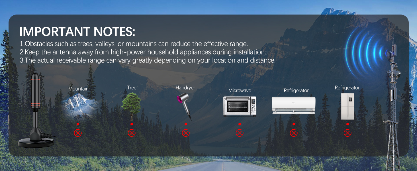 TV Antenna Indoor Antenna for Smart TV