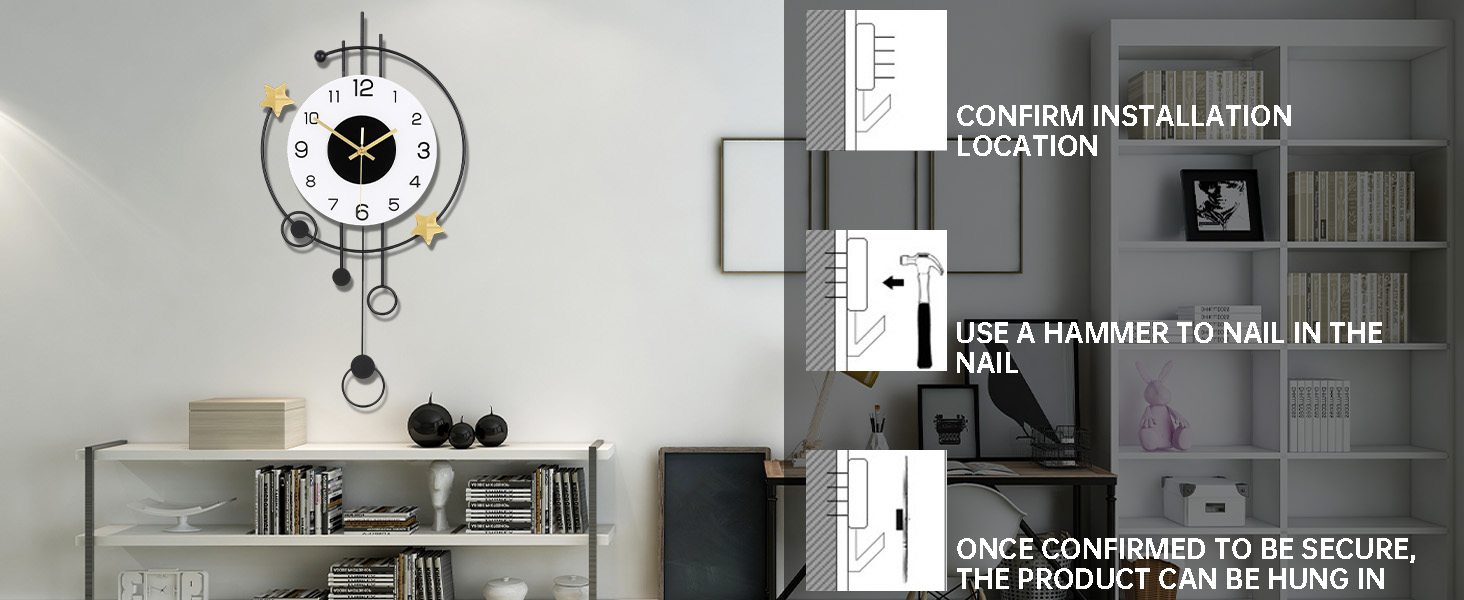 large wall clock
