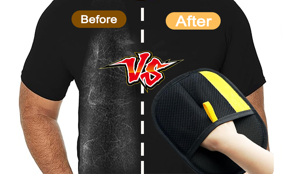 Guante para quitar el pelo de mascotas