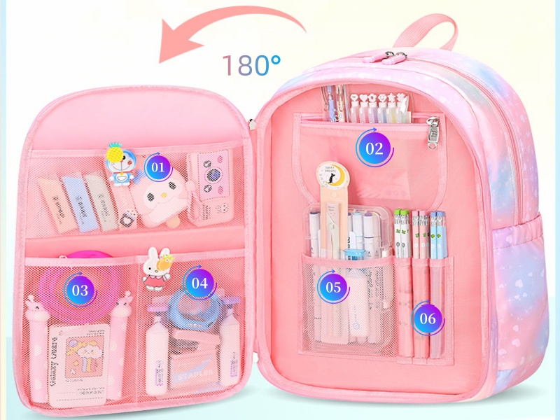  1pcs backpack +1pcs plush pencil Bag