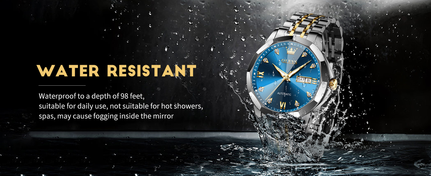 men&#39;s watch water resistant