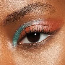 Coral Crush Slim Eyeshadow Palette in use