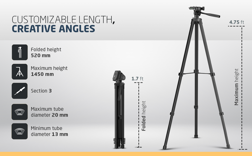 ​​​professional tripod, lightweight video tripod, camera tripod, photographic tripod, digitek tripod