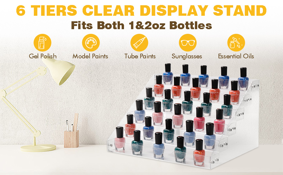 hold model paints Vallejo bottles, citadel pots, craft paints essential oils