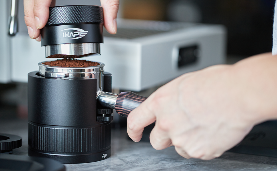 IKAPE Espresso Portafilter Holder, Aluminum Alloy Espresso