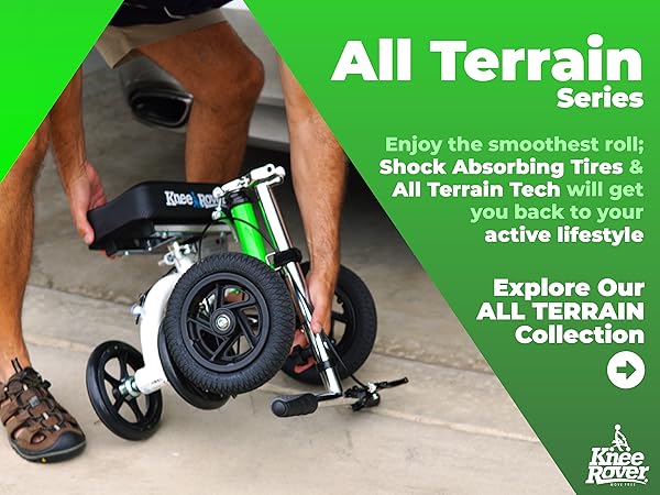 【KneeRover GO Hybrid】 松葉杖代わりの快適な移動手段！ Amazon.com: KneeRover GO Hybrid - Most Compact All Terrain