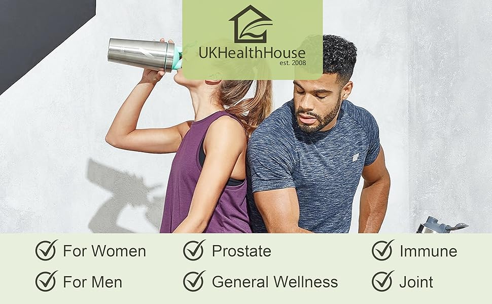 UKHealthHouse Nettle Leaf 200mg Tablets Prostate Support, Urinary