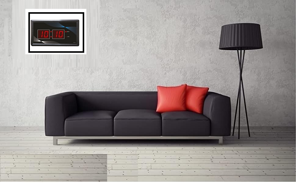 Buy FREDI HD PLUS 4K Spy WiFi Digital Wall Clock New Model 1080p HD