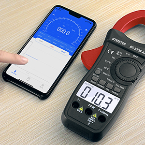 Wireless connection with your phones Adopt Intelligent Bluetooth APP can find your clamp meter automatically, or you can add BT-570S APP manually in just a few seconds. The app can be used on IOS or Android mobile devices. The app can be used in IOS 7.0 or Android 4.30 system and above on smartphones or tablets.
