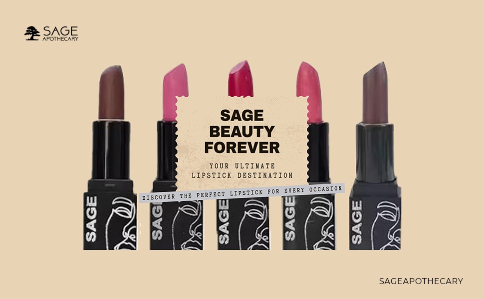 Five shades of matte bullet lipstick, long-lasting and smudge-proof.